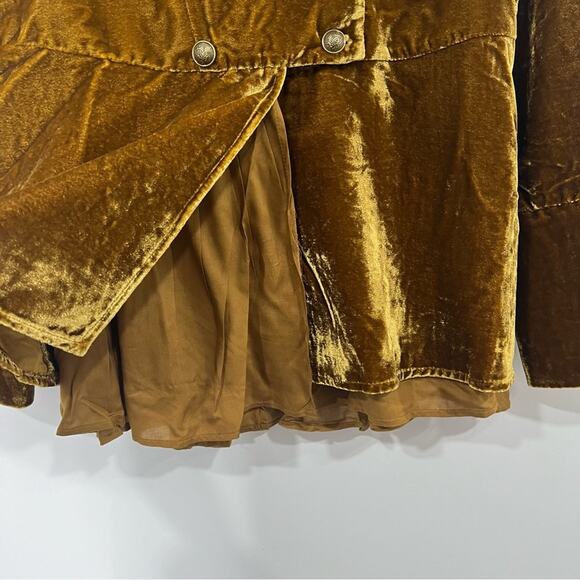 NEW Free People Faye Crushed Velvet Jacket - Picture 4 of 12